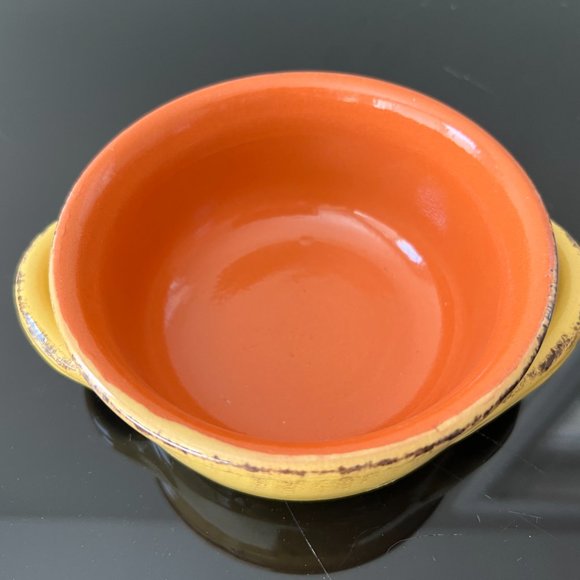 Rustic Vintage DE SILVA Stoneware Brie Dish or Serving Bowl - Made in Italy - Picture 2 of 2